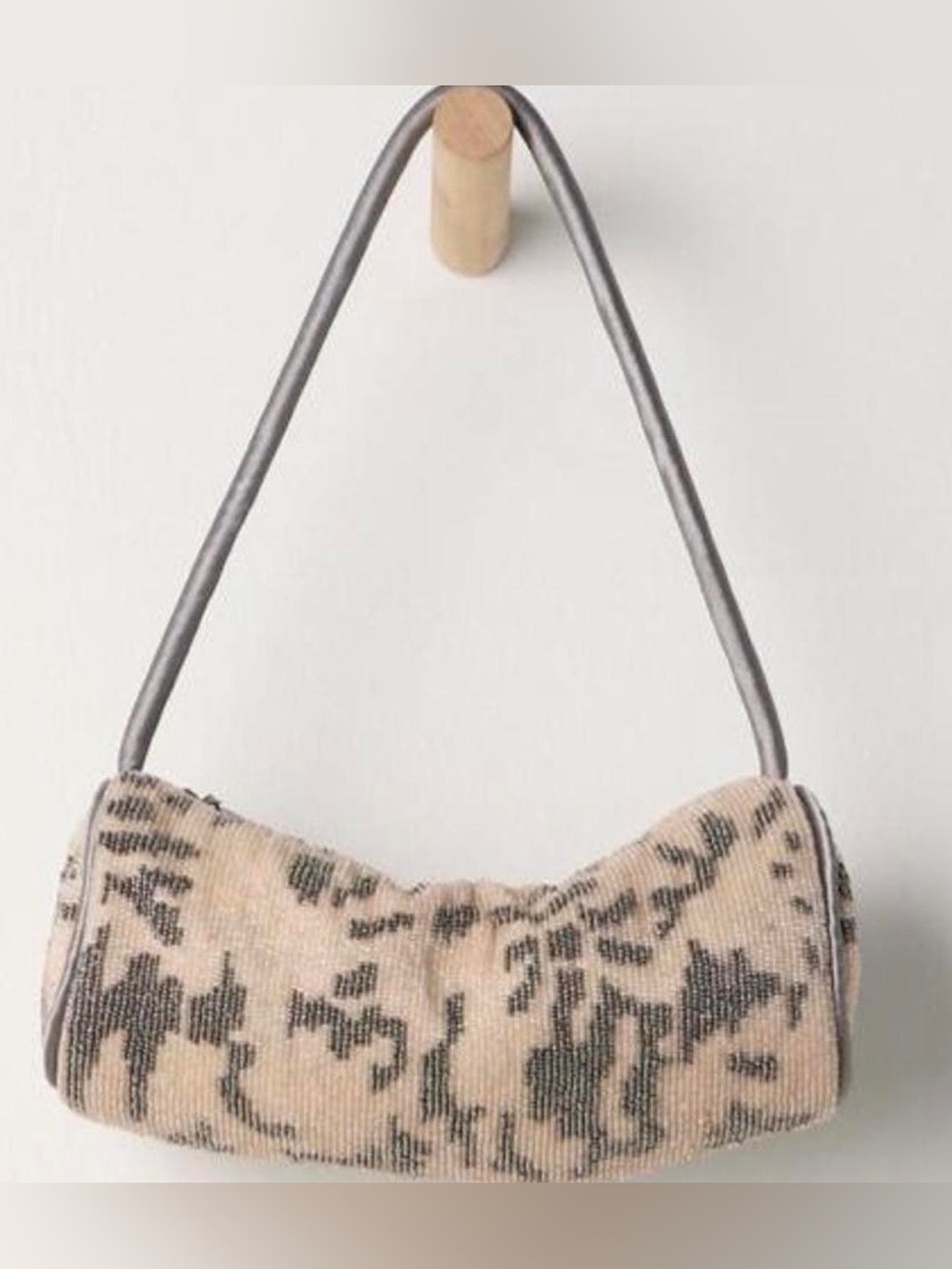 Free People Bailey Beared Barrel Bag NWT